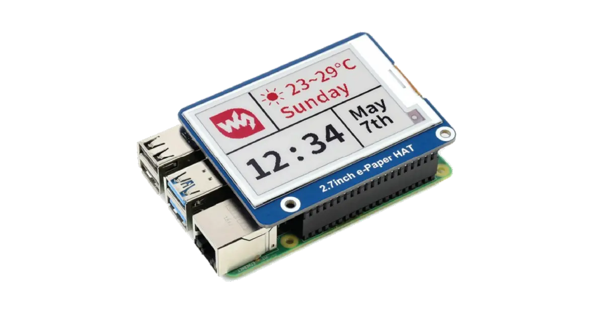 ラズベリーパイで電子ペーパーの使い方